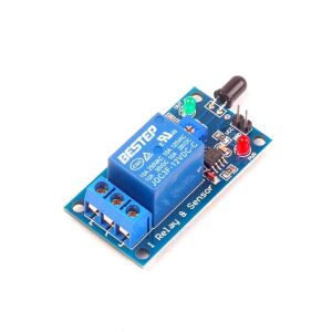 12V Röleli Alev Ateş Algılama Sensör Modülü