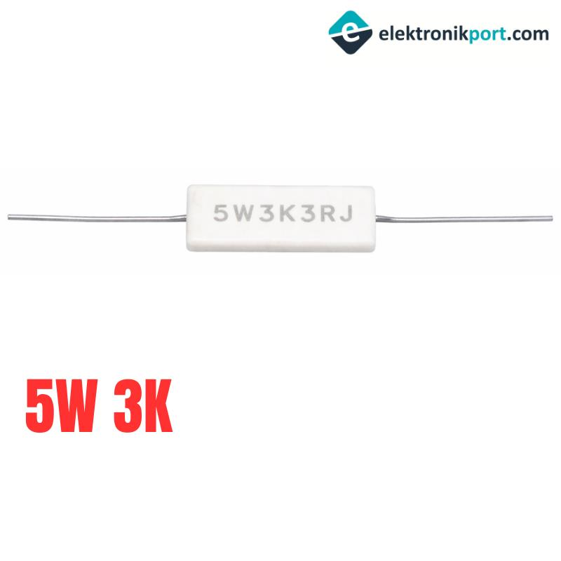 3K 5W Taş Direnç