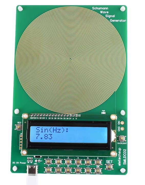 Rezonans Darbe Jeneratörü Düşük Ses Schumann 01Hz-100Khz 7.83Hz