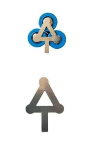 Nikel Plaka 3P 10 Adet 18650 Üçgen Uzantılı Tip Punta Plakası 3 Pil Batarya