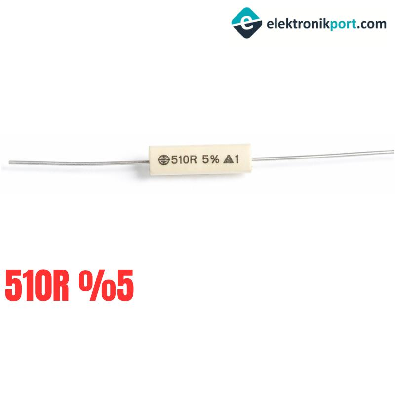 510R %5 4W Taş Direnç