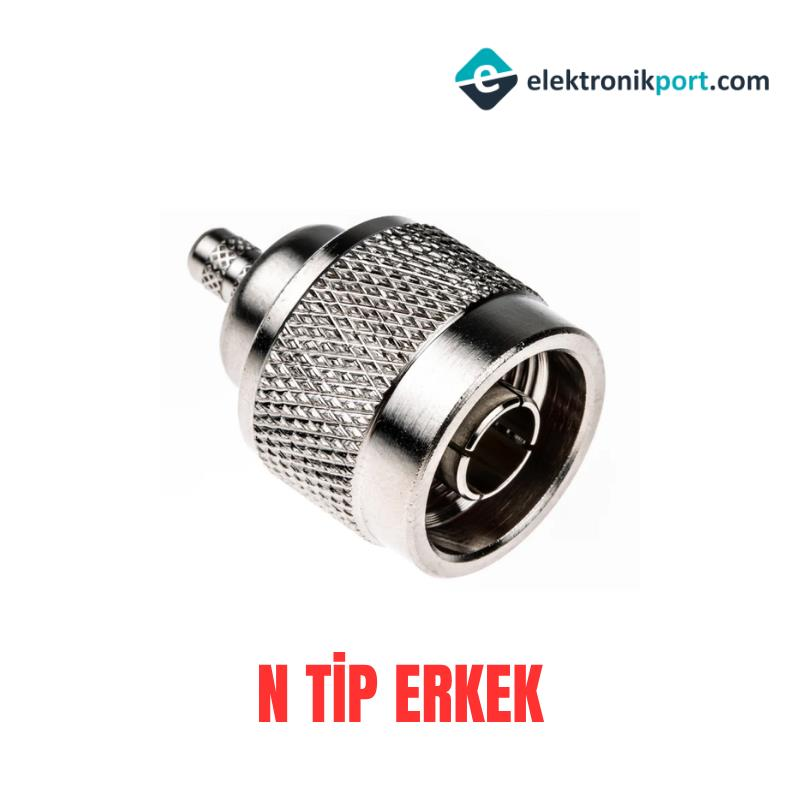 N Tipi Erkek Konnektör