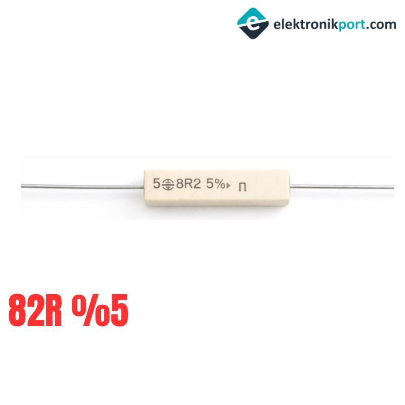 8,2R %5 5W Taş Direnç