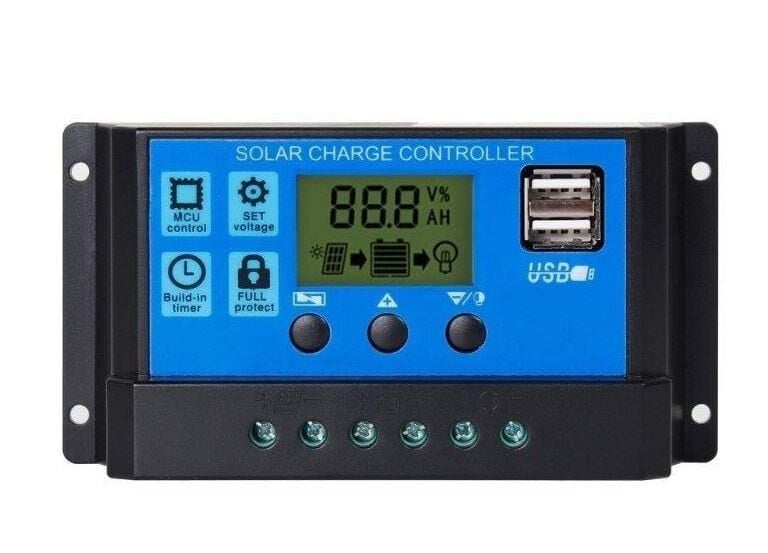 Akıllı Güneş Paneli Solar Şarj Kontrol Cihazı Regülatörü - 30A