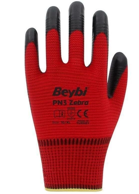 İş Eldiveni Nitril  XL Beden 10 Numara