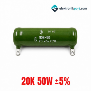 20K 50W %5 Tolerans Tel Sarımlı Güç Direnci