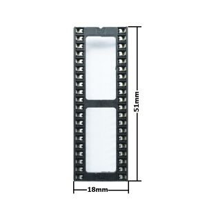 40 Pin Geniş Entegre Soketi