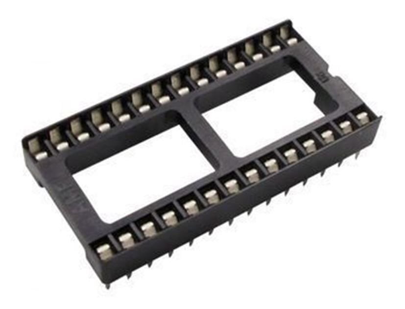 28 Pin Geniş Entegre Soketi