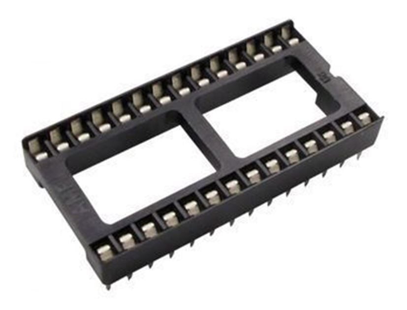 28 Pin Geniş Entegre Soketi