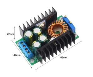 XL4016 300w Akım Gerilim Ayarlı Regülatör Kartı DC-DC  Buck Voltaj Düşürücü Arduino 300W 10A