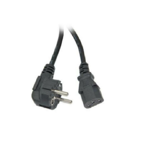 IC-268 Power Kablo L Erkek - Düz Dişi Güç Kablosu