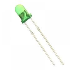 LED 3mm Yeşil Difused (10 Adet)