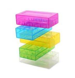 Plastik Pil Taşıma Kutusu Pembe 18650