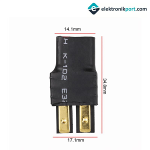 Trx Erkek Fiş To T-plug Dişi Konnektör Çevirici Adaptör Lipo Pil