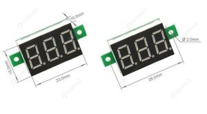 Dijital Voltmetre DC 0-100V 0,28 inç Kırmızı