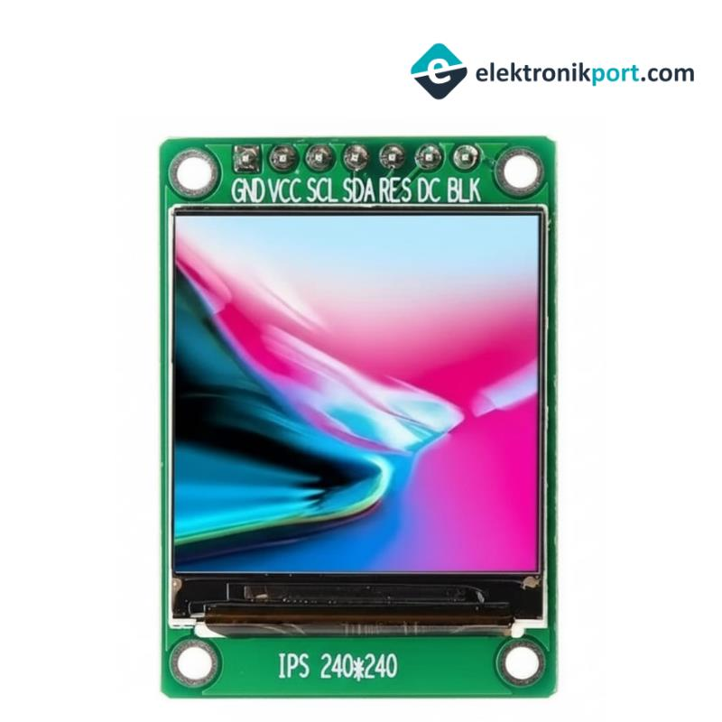 1,3 inch 240x240 7 Pin Renkli Oled Ekran Modülü
