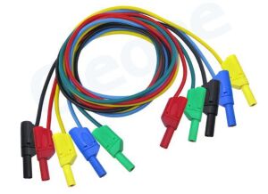 Test Kablosu Korumalı Tip Prop Uçlu 0,25 metre Kırmızı