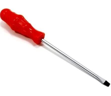 5x100 Düz Tornavida 10cm Kırmızı