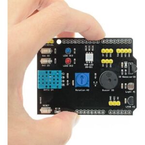 Arduino Sensor Shield 9 in 1  Çok Fonksiyonlu Sensör Kartı