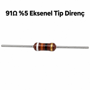 91R 1/4W %5 Tolerans Direnç - 100 Adet