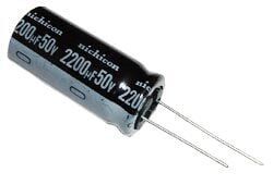 2200 uF 50V Elektrolitik Kondansatör 16mm, 30mm
