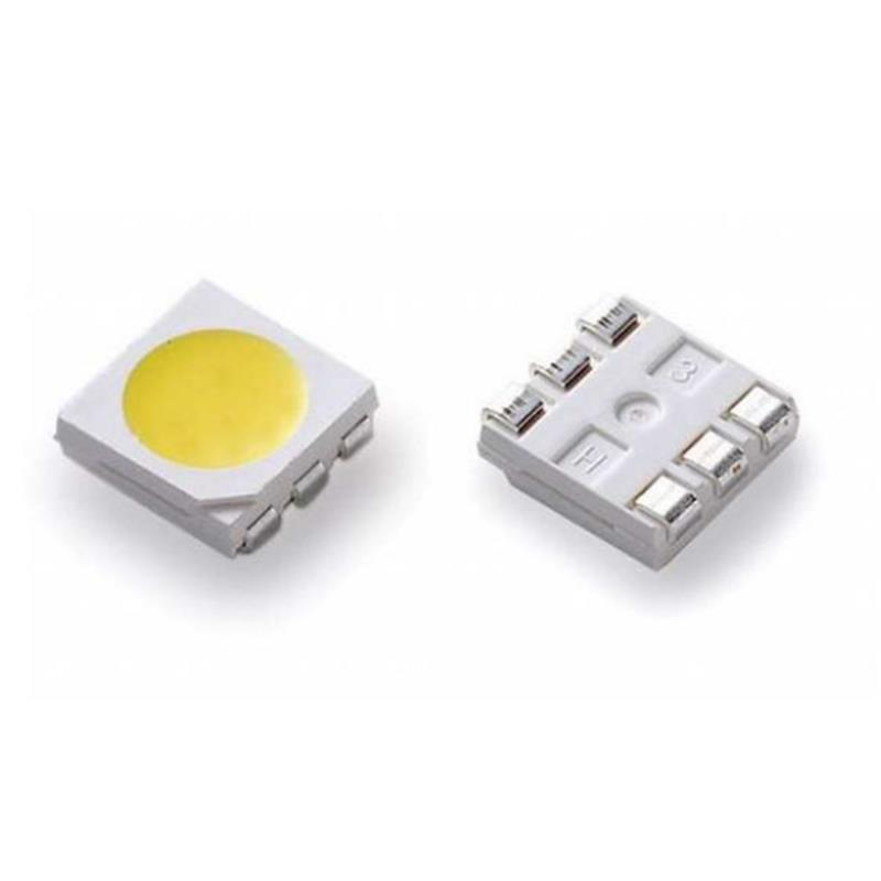 5050 Kılıf 3 Çipli SMD Led - Beyaz 6000-6500mcd