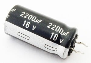 2200uF 16V Elektrolitik Kondansatör 10mm, 20mm