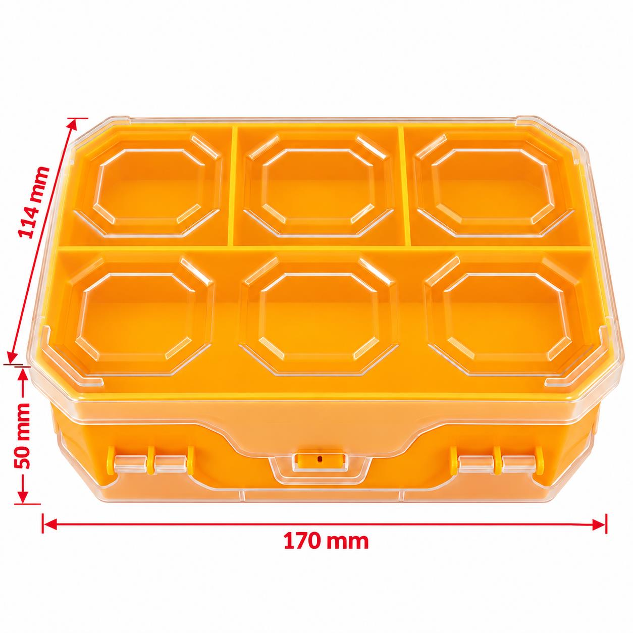 Çift Taraflı Malzeme Kutusu ASR-5019 Organizer Hobi Kutusu