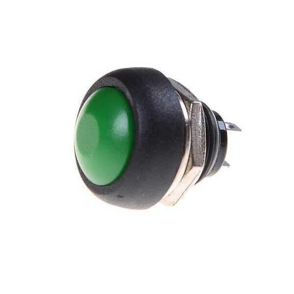 PBS33B 12mm Yuvarlak Push Buton Yeşil IC-184