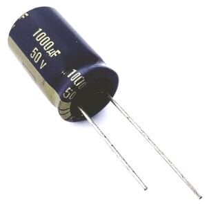 1000uF 50V Elektrolitik Kondansatör 13mm, 24mm