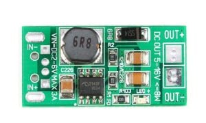 DC-DC 8W Voltaj Yükseltici Regülatör Modülü 3A 2-6V TO 5-16V