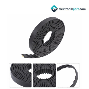 3D Yazıcı GT2 6mm Transmisyon Kayışı Kauçuk - 1m 1 metre