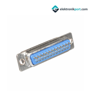 25 Pin Lehim Tip Erkek D-Sub Konnektör