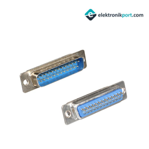 25 Pin Lehim Tip Erkek D-Sub Konnektör