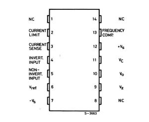 LM723CN DIP-14 Voltaj Regülatör Entegresi