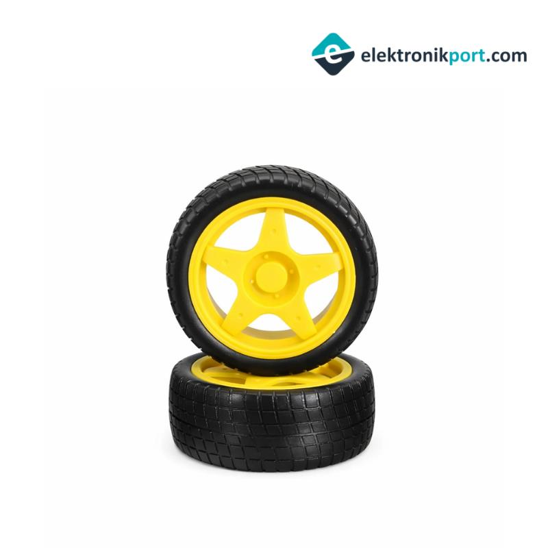 Robot Tekerlek Arduino Plastik Teker