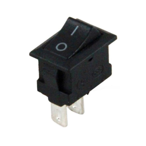 IC-125B-0  Mini (S) Işıksız Anahtar On-Off 2P Siyah