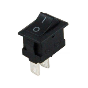 IC-125B-0  Mini (S) Işıksız Anahtar On-Off 2P Siyah
