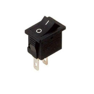 IC-125B-0  Mini (S) Işıksız Anahtar On-Off 2P Siyah