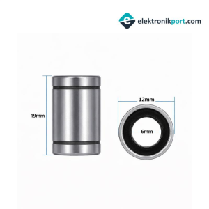 Lm6uu Lineer Rulman 6x12x9 3d Yazıcı Rulmanı - 1 Adet