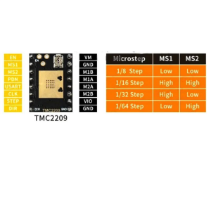 TMC2209 V2.0 Step Motor Sürücüsü