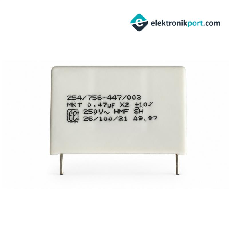 0.47uF 250V X2 MKT Polyester Kondansatör