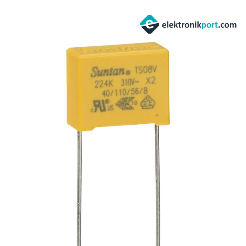 0.1uF 250V AC X2 Sınıfı Güvenlik Kondansatörü