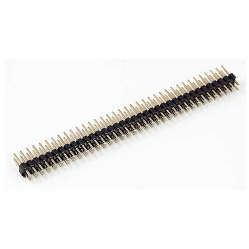 Header Erkek-Erkek 2x40 180 derece 2,54mm Male
