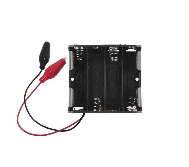 Pil Yuvası AA 4lü Krokodil Çıkışlı