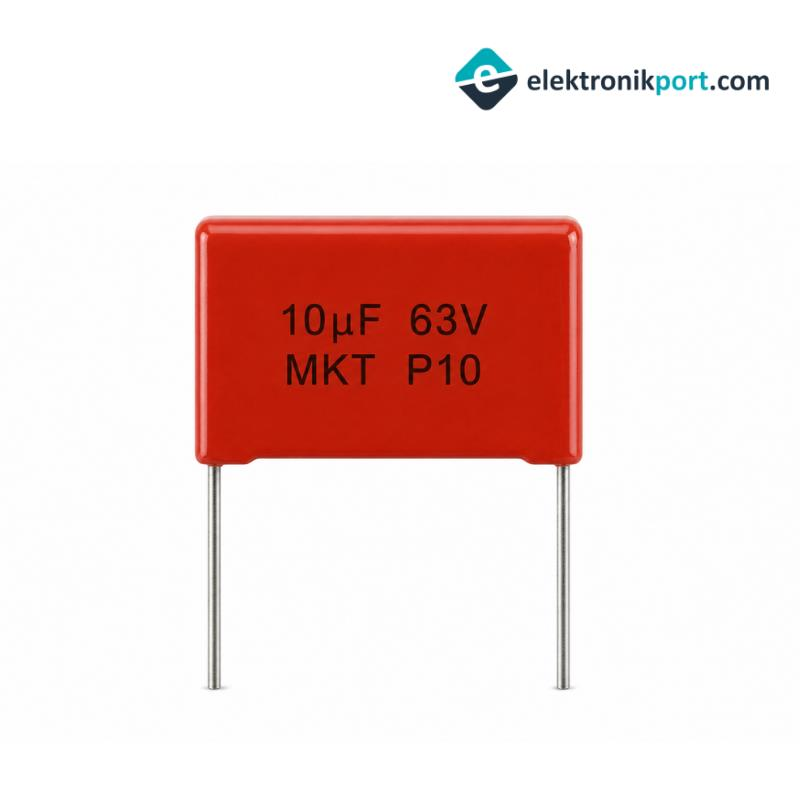 10µF 63V MKT Polyester Kondansatör