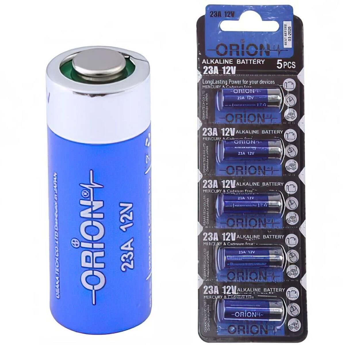 Orion 23A 12V Alkalin Pil 5'li Paket