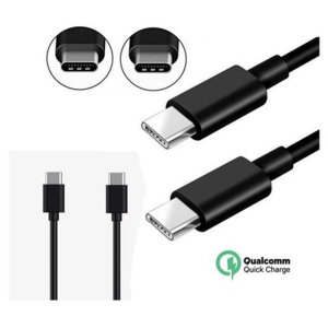 Usb Type-C To Type C (2 Ucu Type C) Hızlı Şarj Data Kablo - 1 Mt