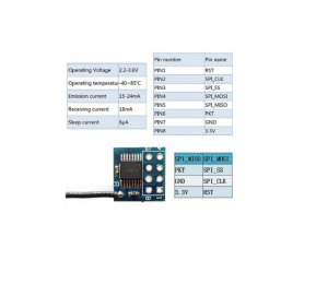 XY-WB 2.4GHz 3.3V LT8920 Kablosuz Haberleşme Modülü