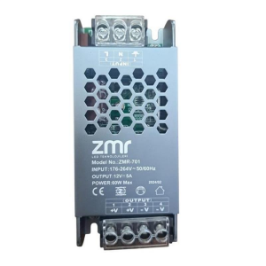 12V 5A 60W Metal Kasa Güç Kaynağı A+ Kalite Güvenlik Kamerası CCTV Led Aydınlatma Adaptörü